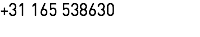 +31 165 538630
